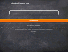 Tablet Screenshot of ebookspdfmanual.com